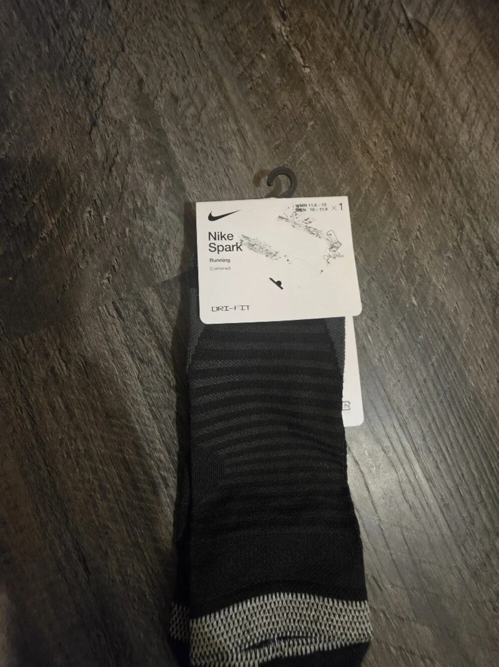 Nike Spark Running Men's Performance Athletic Socks L